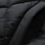 Dual-Function Quilted Hooded Baseball Jacket