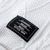 Comfortable Geometric Jacquard Hoodie and Jogger Set