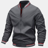 Zippered Bomber Jacket