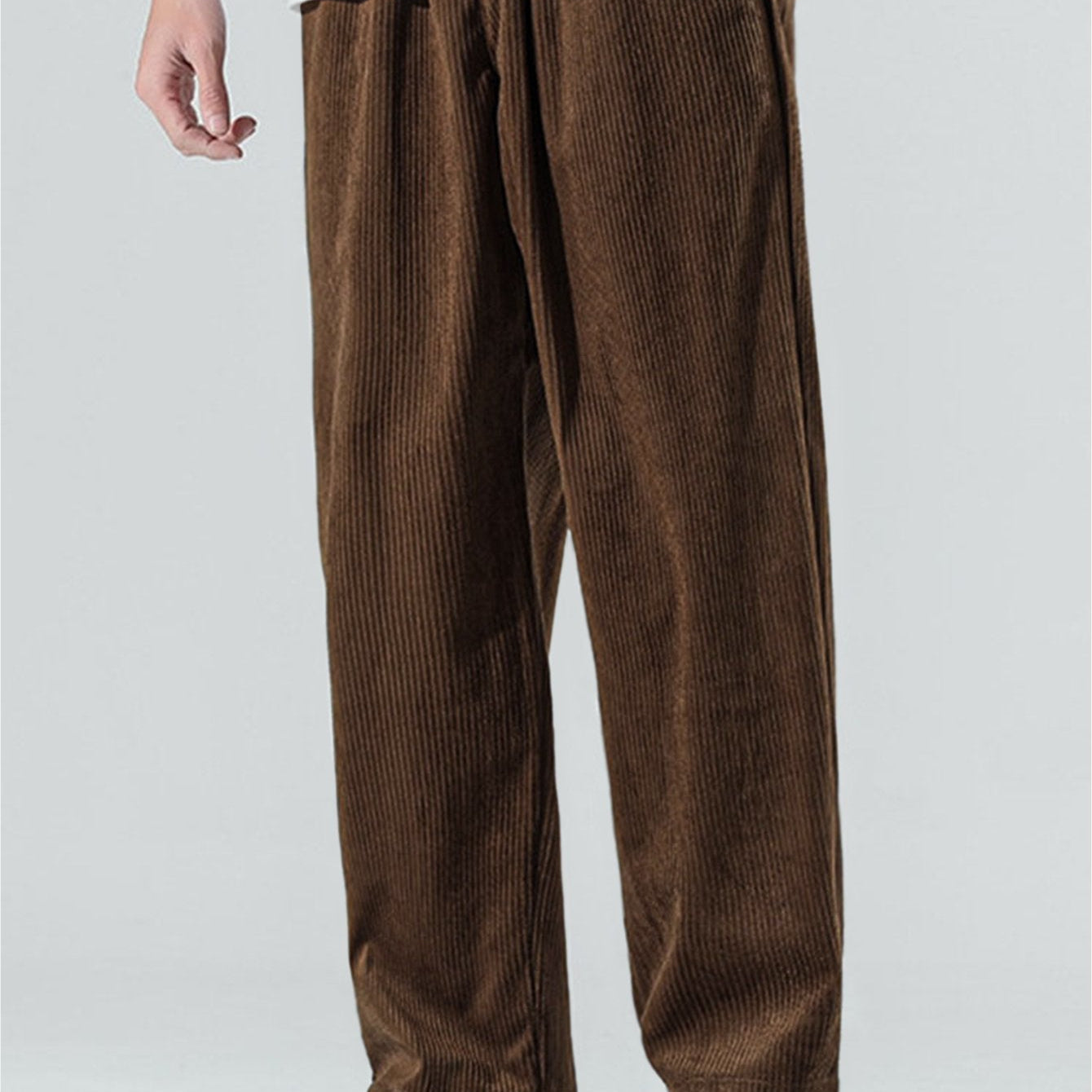 Classic Straight Leg Corduroy Trousers