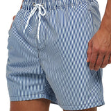 Striped Swim Trunks