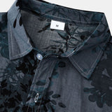 Floral Ink Print Shirt