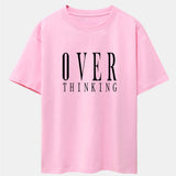Oversized Drop Shoulder T-Shirt with Slogan Print