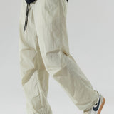 Stretchy Waistband Parachute Trousers