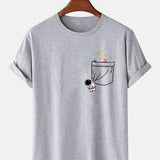 Astronaut Galaxy Pocket Graphic Tee