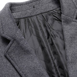 Removable Hooded Wool Overcoat