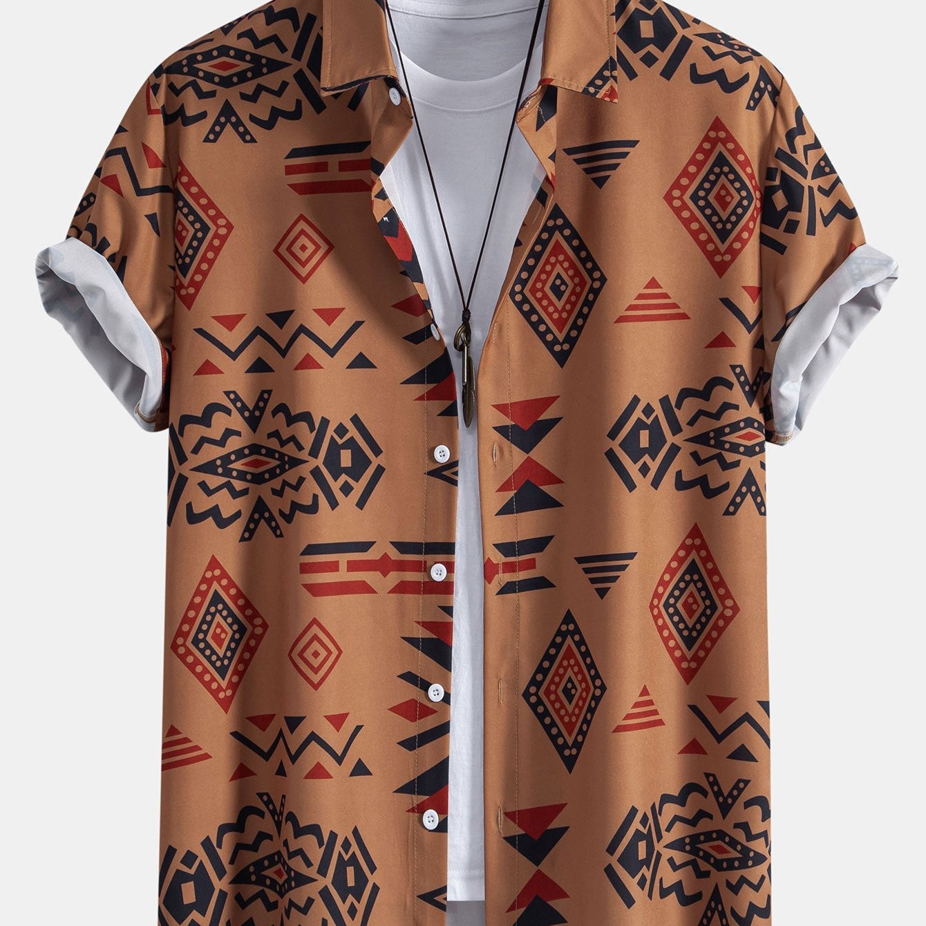 Geometric Aztec Pattern Shirt