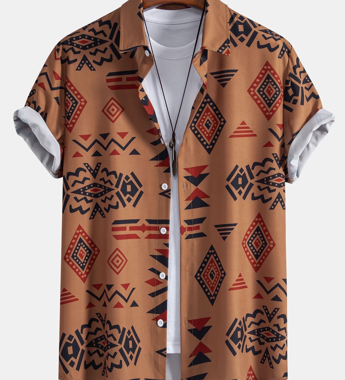 Geometric Aztec Pattern Shirt