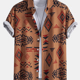 Geometric Aztec Pattern Shirt