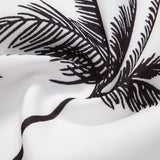 Button-Up Shirt with Palm Tree Print