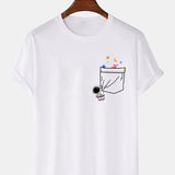 Astronaut Galaxy Pocket Graphic Tee