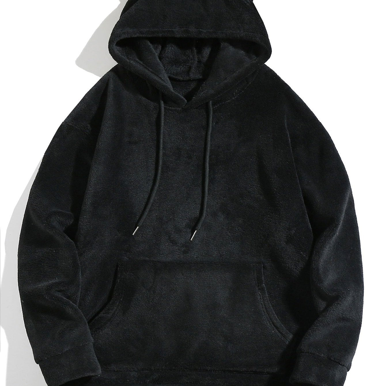 Cozy Teddy Fleece Hoodie with Ear Details