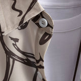 Smiley Face Button-Up Shirt