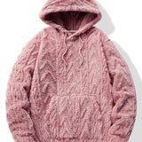 Geometric Jacquard Hoodie and Jogger Set
