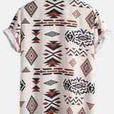 Geometric Aztec Pattern Shirt