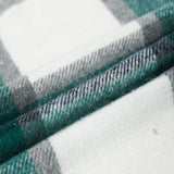 Plaid Flannel Overshirt with Double Pockets