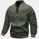 Zippered Bomber Jacket