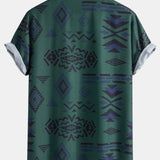 Geometric Aztec Pattern Shirt