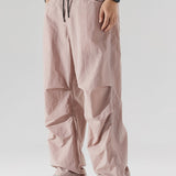 Stretchy Waistband Parachute Trousers