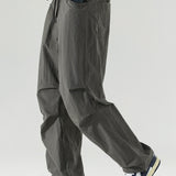 Stretchy Waistband Parachute Trousers