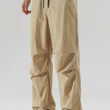 Stretchy Waistband Parachute Trousers