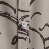 Smiley Face Button-Up Shirt