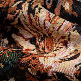 Floral Jacquard Cuban Shirt with Artistic Print