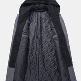 Removable Hooded Wool Overcoat