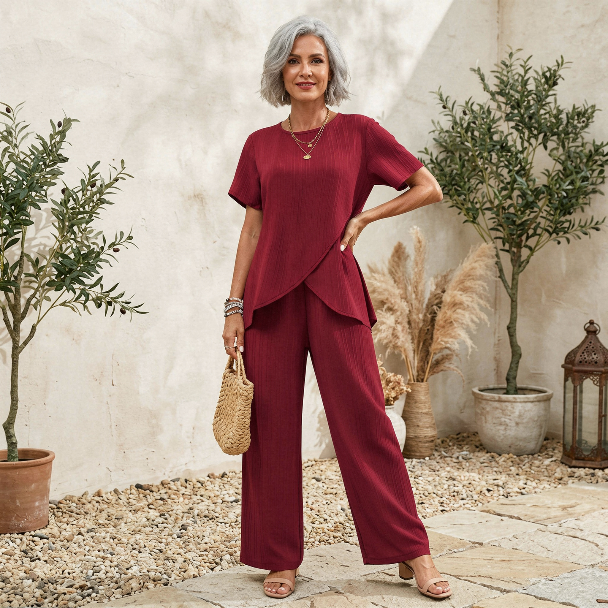 Greta™ | Elegantiškas asimetriškas komplektas
