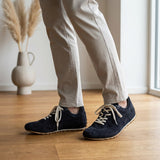 Lucien | Baskets effet daim pour homme