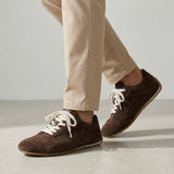 Lucien | Baskets effet daim pour homme