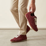 Lucien | Baskets effet daim pour homme