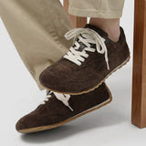 Lucien | Baskets effet daim pour homme