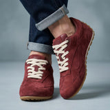 Lucien | Baskets effet daim pour homme