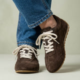 Lucien | Baskets effet daim pour homme