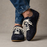 Lucien | Baskets effet daim pour homme