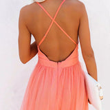 Ginevra | Maxi Abito Luce Corallo